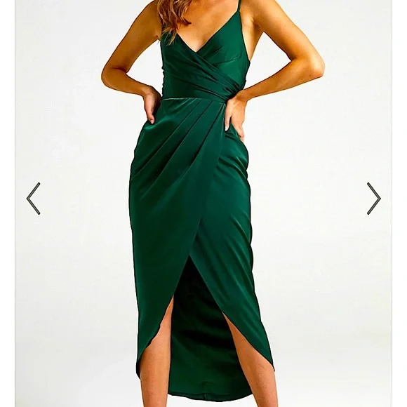 Showpo. | Dresses | Showpo How Will I Know Dress Emerald Green Bridesmaid  Dress | Poshmark